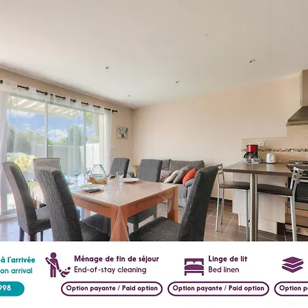 Holiday home 1km De La Plage, Maison Neuve Avec Jardin Pour 4 *